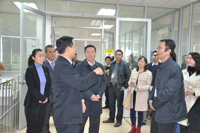 東莞市委常委、宣傳部部長潘新潮一行蒞臨常平科技園參觀交流 東莞市委常委、宣傳部部長潘新潮一行蒞臨常平科技園參觀交流