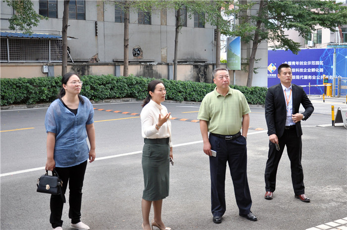 江蘇省泰州市新能源產業園區一行蒞臨東科集團參觀交流