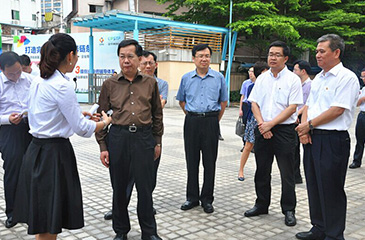 省委調研組省委督查室主任厲海帆一行蒞臨常平科技園參觀調研