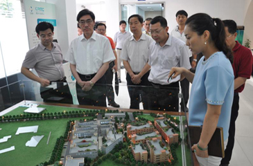 常平鎮(zhèn)陳偉國副書記及揭西市市委組織部部長一行蒞臨常平科技園參觀指導