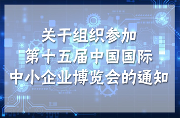 【東科集團】關(guān)于組織參加第十五屆中國國際中小企業(yè)博覽會的通知